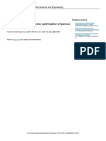 Manufacturing and Process Optimization of Porous Rice Straw Board