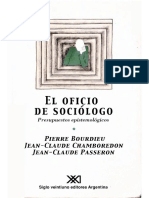 El Oficio de Sociologo - Bourdieu - LA RUPTURA