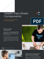 Vaadin Fact Sheet: Components: A Modern Set of Web Components For Business Applications