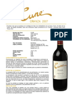 Ficha Cata Cune Crianza