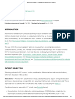 Noninvasive Ventilation in Acute Respiratory Failure in Adults - UpToDate