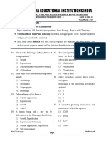 SR Elite Revision Neet Weekend Test - 1 Paper - 13-08-19