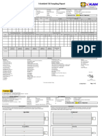 Scheduled Oil Sampling Report: Customer Information Unit Information