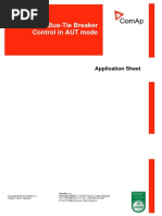 Intelimains Bus-Tie Breaker Control in Aut Mode: Application Sheet