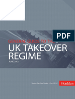 Guide To UK Takeover Regime