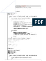 Socket Programming (TCP/UDP) - 1) Create Chat Application Using Either TCP and UDP Protocol