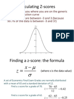 Calculating Z Scores