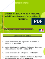 Presentation Decret Risque Amiante