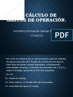 2.3 Cálculo de Gastos de Operación.: Humberto Emmanuel Salazar Escobar 17100119