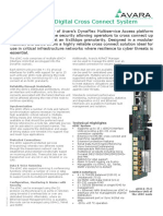 Dynaflex SDXC Digital Cross Connect System: Reliability Through Modularity