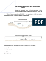 Proyecto de Una Alcantarilla para Cruce de Via Ferrea