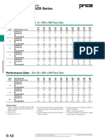 Square Cone Diffusers SCD / SCD As / Ascd Series: Performance Data - 12 X 12 / 300 X 300 Face Size