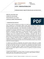 Filosofía y Educación en Mendoza - Plan de Trabajo PDF