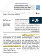 Agricultural Land Use Suitability Analysis Using GIS and AHP Technique PDF