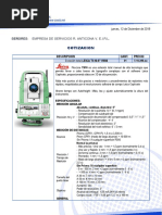 Estación Total LEICA Modelos