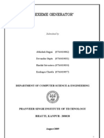 Lexeme Generator 5th Sem 2009 REPORT