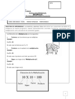 Modulo Matematicas 3 Ero