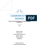 Classroom Action Research Example