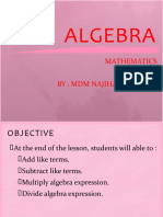 CHAPTER 2 - ALGEBRA (Latest)