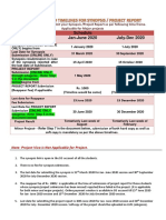 2 Years Project Timeline 2020