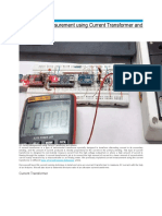 AC Current Measurement Using CT