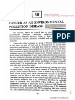 Cancer Pollution Related Disease