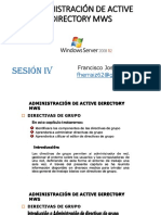 ADMINISTRACION ACTIVE DIRECTORY MWS Parte IV