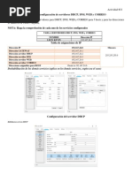 Ejercicio Configuracion de Servidores