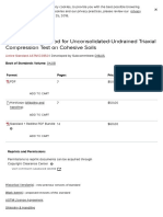 Standard Test Method For Unconsolidated-Undrained Triaxial Compression Test On Cohesive Soils