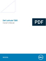 Dell Latitude 7280: Owner's Manual