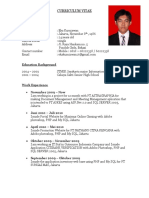 Curriculum Vitae: Personal Details