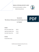 Universidad Autónoma de Nuevo León: Facultad de Filosofía Y Letras