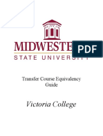 Victoria College: Transfer Course Equivalency Guide