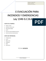 PLAN EVACUACION - Ley 1346 - CABA