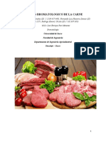 Analisis Bromatologico de La Carne