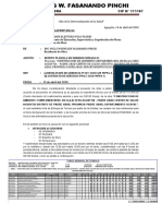 Informe Nº003 Presentacion de Planilla de Obreros