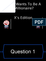 Who Wants To Be A Millionaire? X's Edition