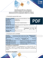 Tarea 2 - Administración de La Seguridad y Salud en El Trabajo