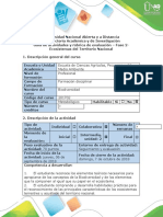 Guía de Actividades y Rúbrica de Evaluación - Fase 2 - Ecosistemas Del Territorio Nacional