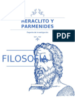 Heraclito y Parmenides