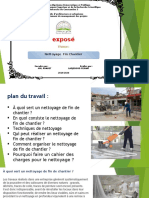 Nettoyage Fin Chantier (Chantier Et Ses Composants)