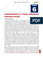 Specifications of Typical Substation Earthing System