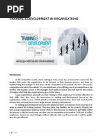 Training & Development in Organizations