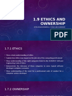 Ethics & Ownership