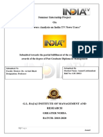 SIP Report - IndiaTv PDF