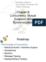 Concurrency: Mutual Exclusion and Synchronization: Operating Systems: Internals and Design Principles, 6/E