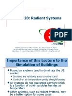 Lecture 20 Radiant Systems