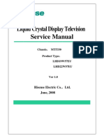 Liquid Crystal Display Television Service Manual: Chassis MT5330 Product Type LHD19W57EU LHD22W57EU