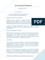 Material de Estudio de Derecho Procesal Tributario PDF