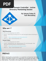 Hunt For Domain Controller: Active Directory Pentesting Session